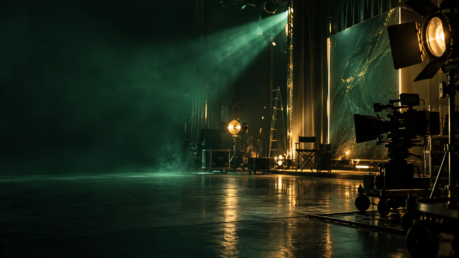 Cinematic film production stage